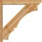 Ekena Millwork Balboa Slat Rough Sawn Outlooker, Western Red Cedar, 6"W x 38"D x 38"H OUT06X38X38BOA06RWR - alternate 2